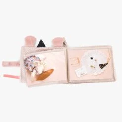 Moulin Roty Album Photo Textile à Broder 7 Moulin Roty Album Photo Textile à Broder -Moulin Roty 664312 2 2 gris 1