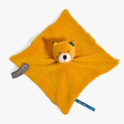 Moulin Roty Doudou à Broder Chat Moutarde Lulu -Moulin Roty 666016 1 gris