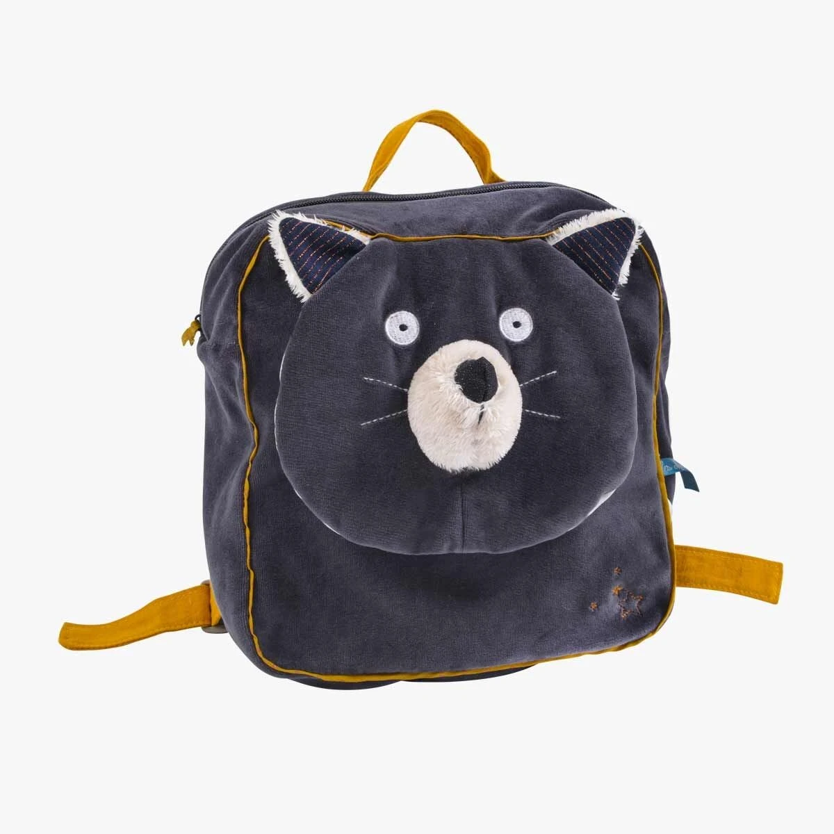 Moulin Roty Sac à Dos à Broder Chat Gris Alphonse 3 Moulin Roty Sac à Dos à Broder Chat Gris Alphonse