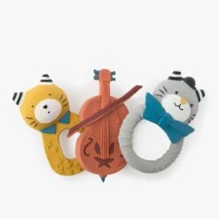 Moulin Roty Anneau De Dentition Chat Gris -Moulin Roty 666371 372 373 gris 1