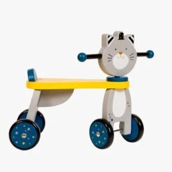 Moulin Roty Porteur Bois Chat 9 Moulin Roty Porteur Bois Chat -Moulin Roty 666741 2 gris 2