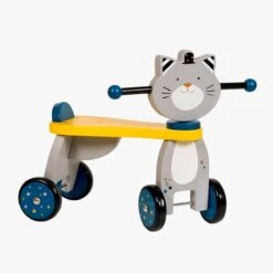 Moulin Roty Porteur Bois Chat 10 Moulin Roty Porteur Bois Chat -Moulin Roty 666741 3 gris 2