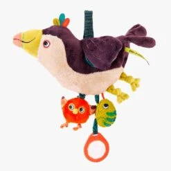 Moulin Roty Peluche D'activités à Suspendre Pakou 6 Moulin Roty Peluche D'activités à Suspendre Pakou -Moulin Roty 668075 2 gris