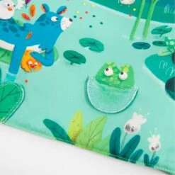 Moulin Roty Grand Livre Tissu D'activités -Moulin Roty 668085 11 gris