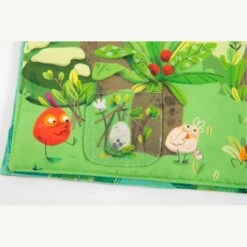 Moulin Roty Grand Livre Tissu D'activités -Moulin Roty 668085 14 gris