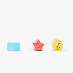 Moulin Roty Boîte à Formes à Tirer Pakou -Moulin Roty 668365 5 gris