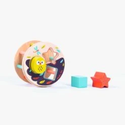 Moulin Roty Boîte à Formes à Tirer Pakou -Moulin Roty 668365 7 gris