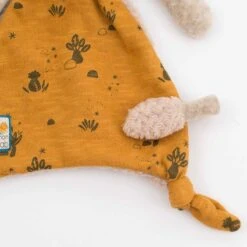 Moulin Roty Doudou Attache-tétine à Broder Lion -Moulin Roty 669015 5 gris