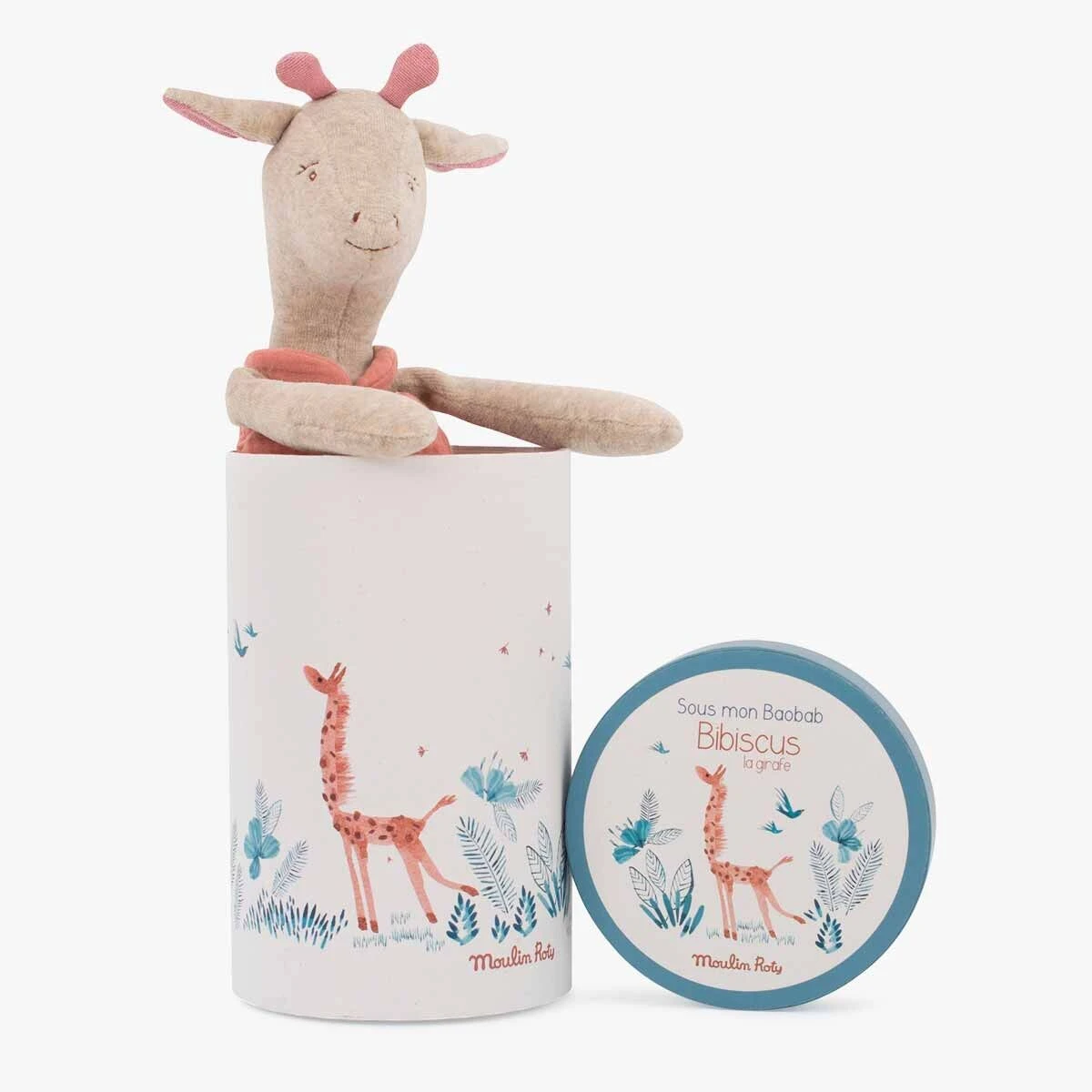 Moulin Roty Peluche Girafe Bibiscus 6 Moulin Roty Peluche Girafe Bibiscus – Image 4