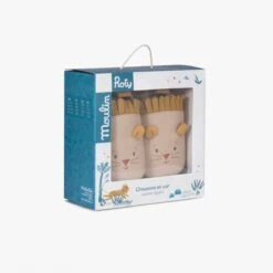 Moulin Roty Chaussons Cuir Lion Beige 18-24 Mois 13 Moulin Roty Chaussons Cuir Lion Beige 18-24 Mois -Moulin Roty 669753 6 gris 2