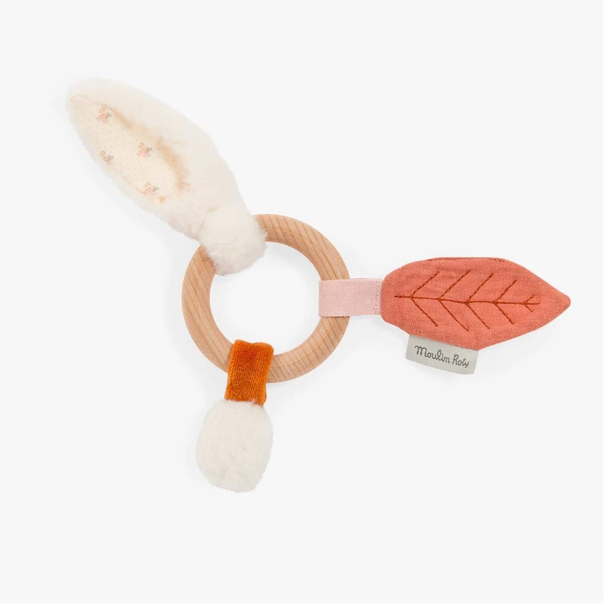 Moulin Roty Anneau-hochet Bois Lapin 3 Moulin Roty Anneau-hochet Bois Lapin