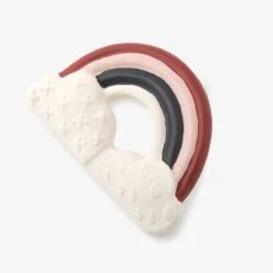 Moulin Roty Anneau De Dentition Caoutchouc Naturel Arc-en-ciel -Moulin Roty 715373 2 gris