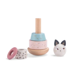 Moulin Roty Culbuto Chat Empilable En Bois -Moulin Roty Chat empilable en bois Apres la pluie Moulin Roty 2