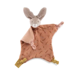 Moulin Roty Doudou Lapin Argile -Moulin Roty Doudou Lapin argile Trois petits lapins Moulin Roty 4