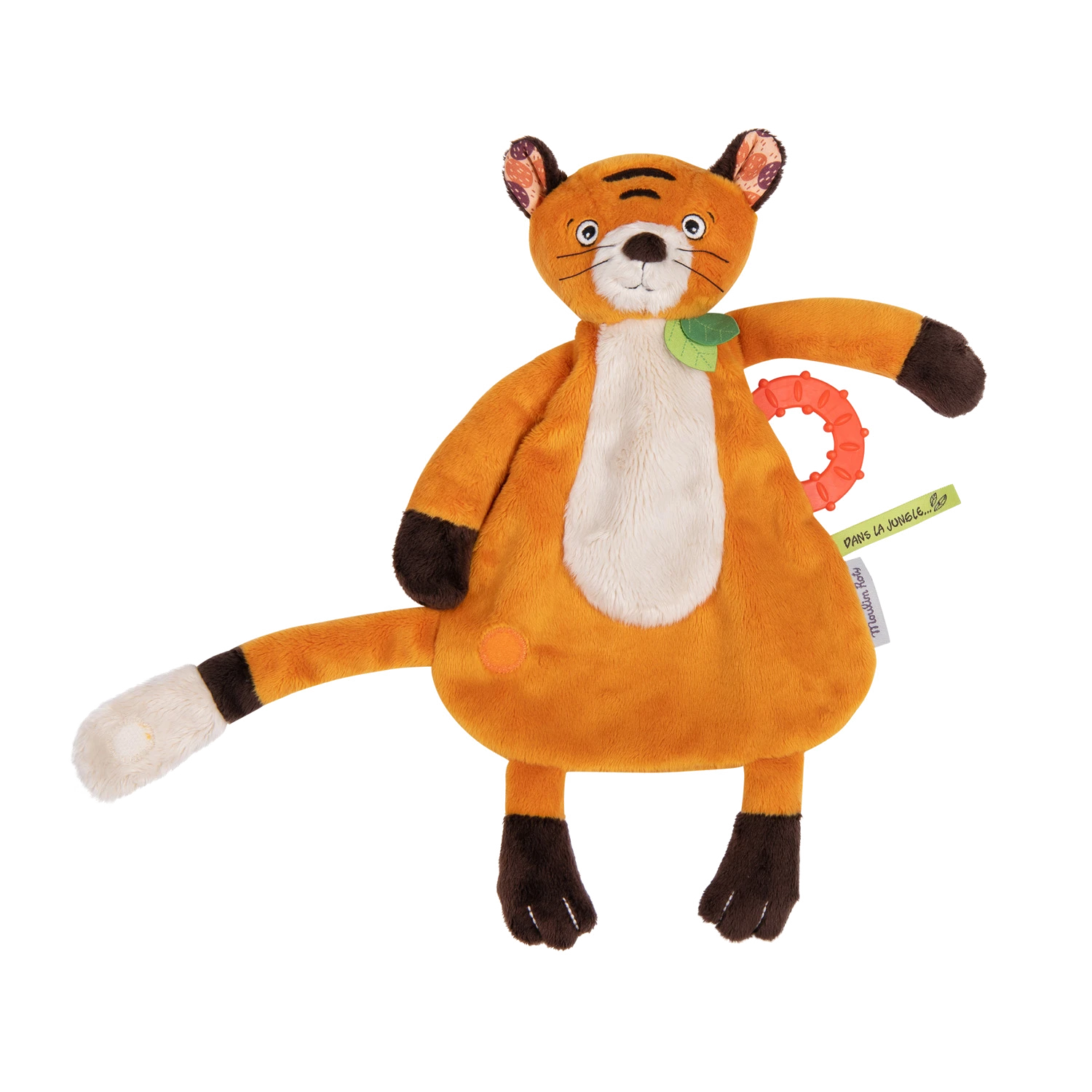 Moulin Roty Doudou Attache-tétine Tigre Tiho 4 Moulin Roty Doudou Attache-tétine Tigre Tiho – Image 2