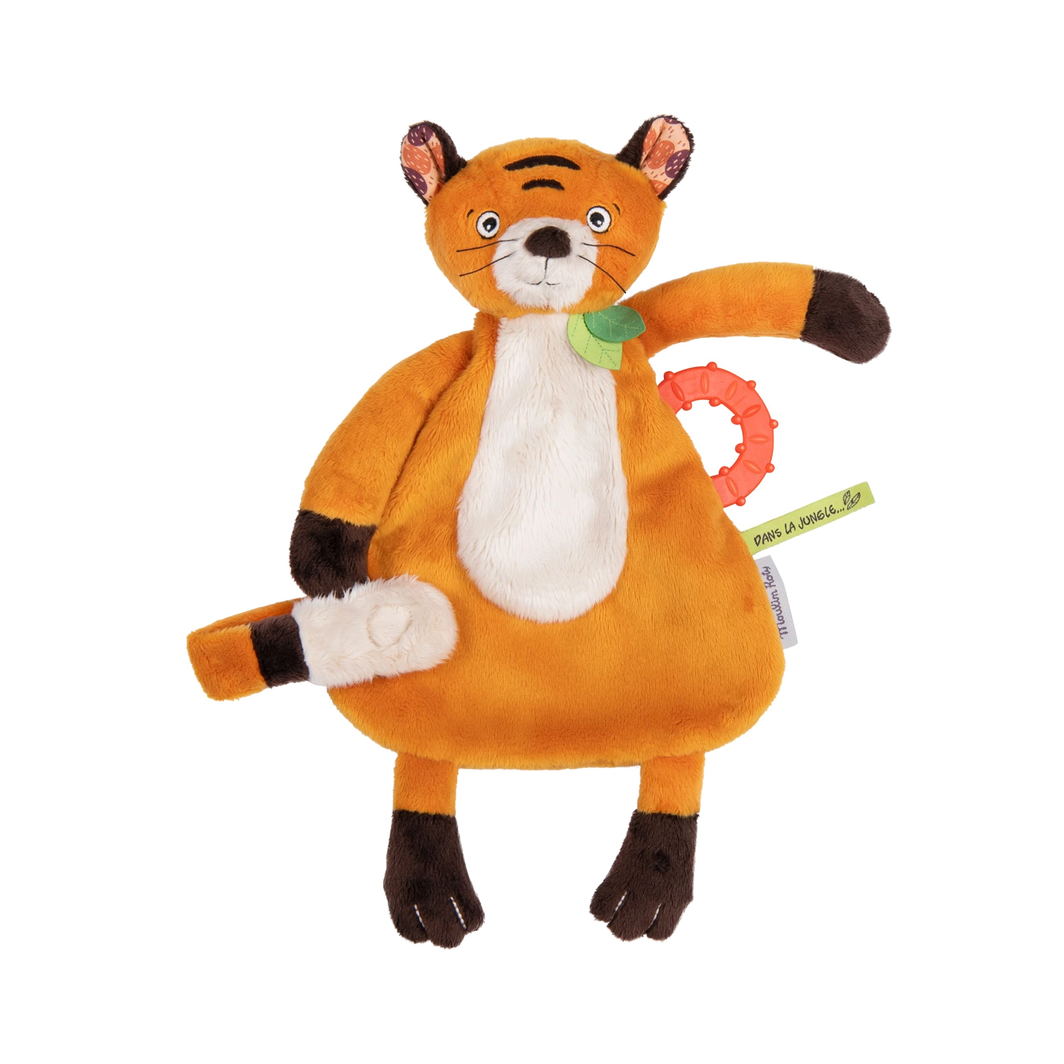 Moulin Roty Doudou Attache-tétine Tigre Tiho 3 Moulin Roty Doudou Attache-tétine Tigre Tiho