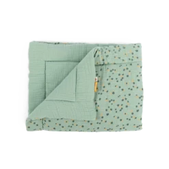 Moulin Roty Plaid Sauge 17 Moulin Roty Plaid Sauge -Moulin Roty Plaid sauge Trois petits lapins Moulin Roty 5 1