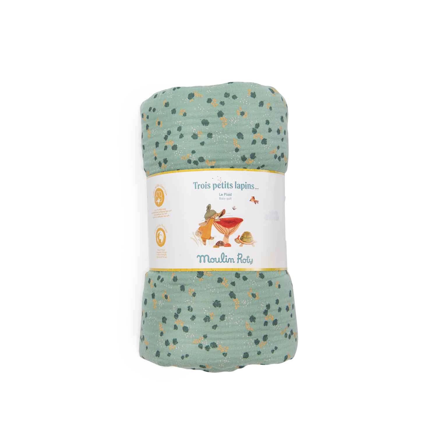 Moulin Roty Plaid Sauge 4 Moulin Roty Plaid Sauge – Image 2