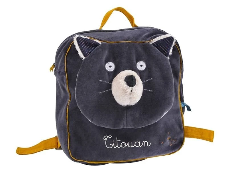 Moulin Roty Sac à Dos à Broder Chat Gris Alphonse 5 Moulin Roty Sac à Dos à Broder Chat Gris Alphonse – Image 3