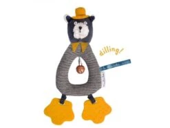 Moulin Roty 666012 - Anneau-hochet Chat Gris Alphonse Les Moustaches