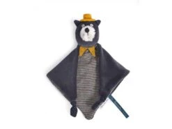 Moulin Roty 666015 - Doudou Chat Gris Alphonse Les Moustaches
