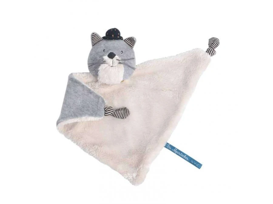 Moulin Roty 666017 - Doudou Chat Gris Clair Fernand Les Moustaches 3 Moulin Roty 666017 - Doudou Chat Gris Clair Fernand Les Moustaches