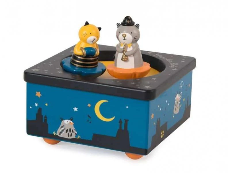 Moulin Roty 666105 - Boite à Musique Les Moustaches 5 Moulin Roty 666105 - Boite à Musique Les Moustaches – Image 3