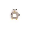 Moulin Roty 666374 - Anneau De Dentition Caoutchouc Hibou Les Moustaches (emb/3)