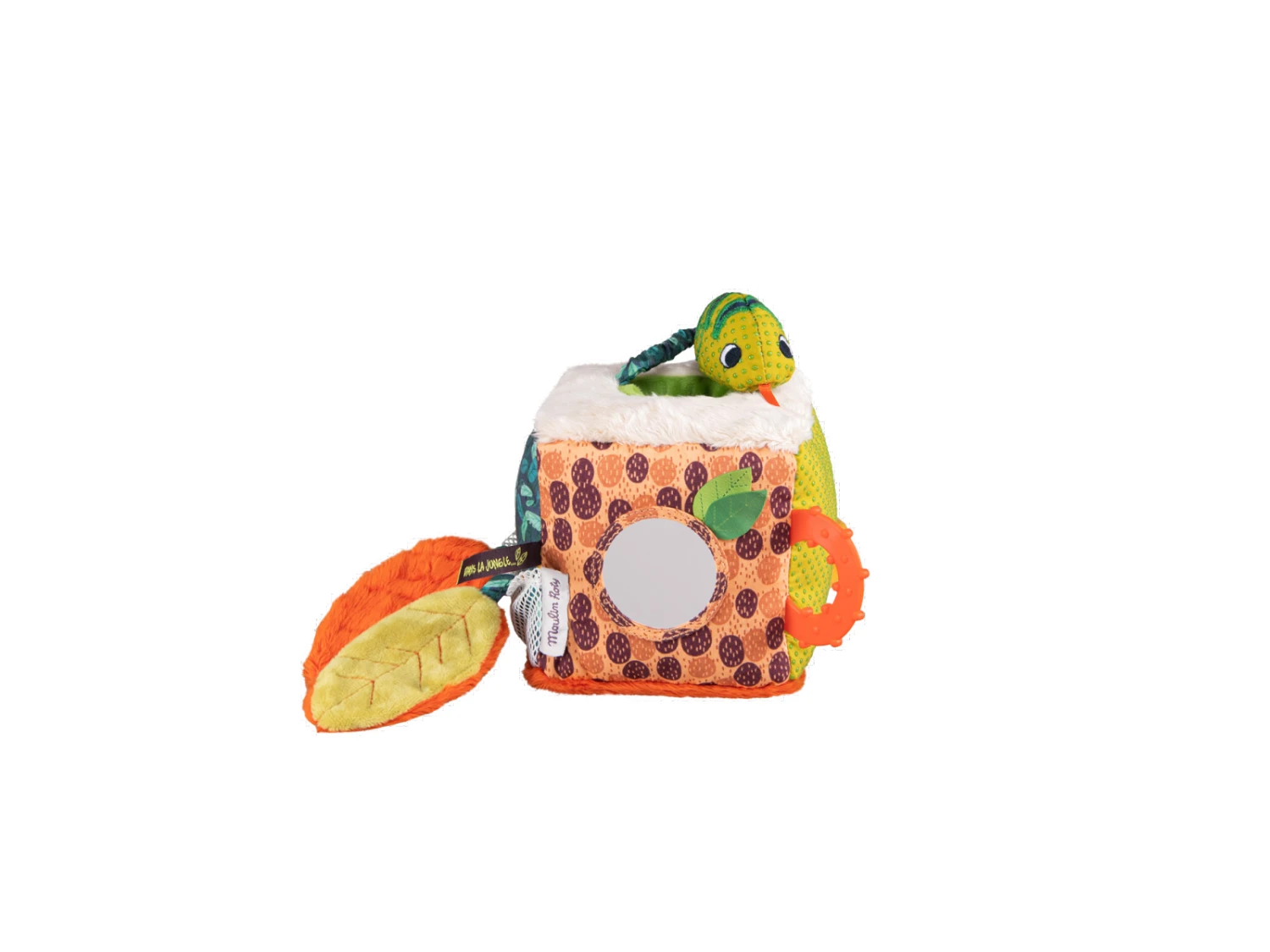 Moulin Roty 668095 - Cube D'activités En Tissu Dans La Jungle 7 Moulin Roty 668095 - Cube D'activités En Tissu Dans La Jungle – Image 5