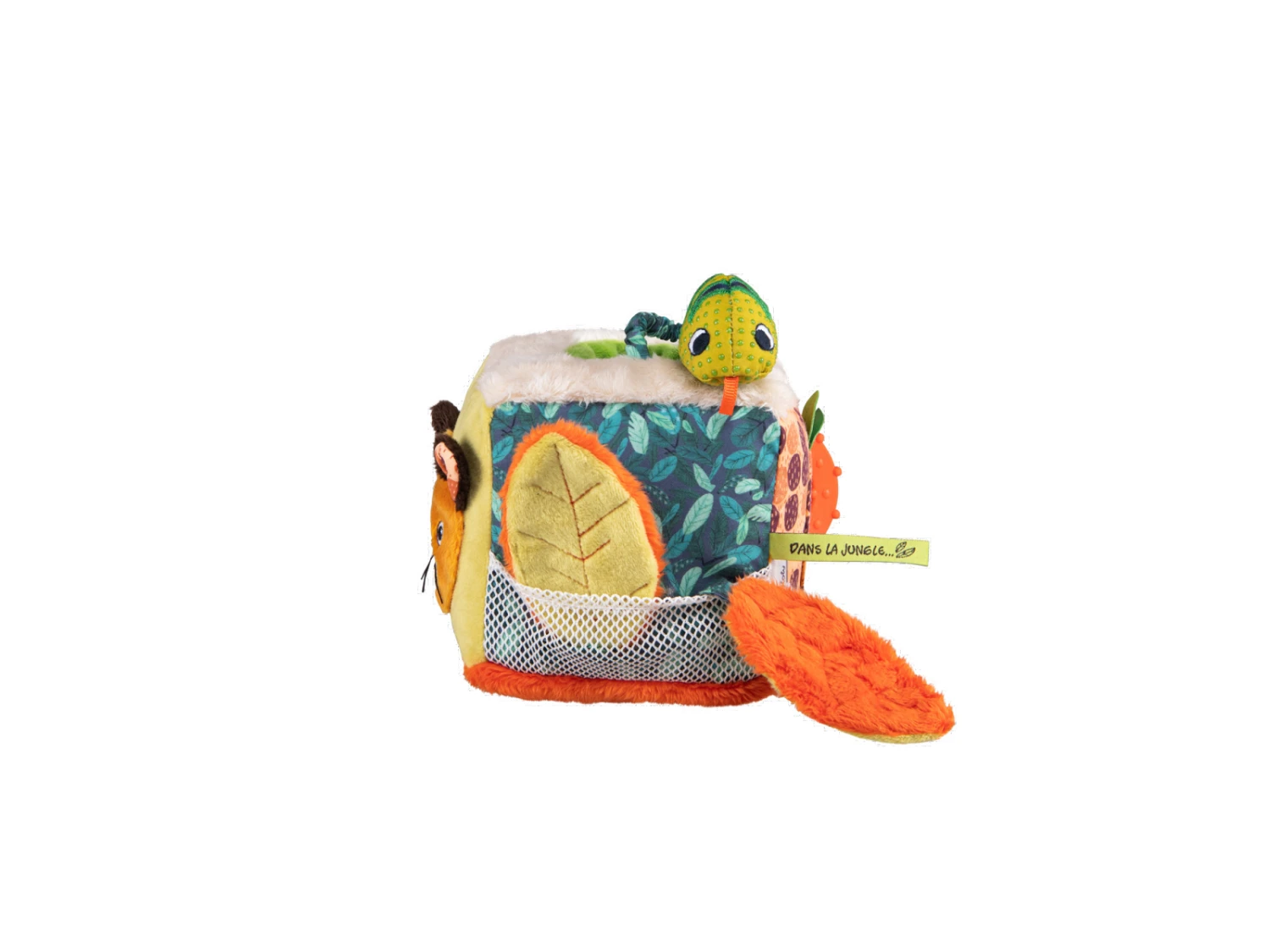 Moulin Roty 668095 - Cube D'activités En Tissu Dans La Jungle 8 Moulin Roty 668095 - Cube D'activités En Tissu Dans La Jungle – Image 6