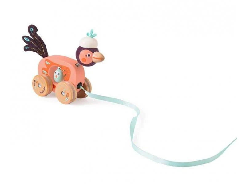 Moulin Roty 668364 - Petit Oiseau à Tirer Dans La Jungle 4 Moulin Roty 668364 - Petit Oiseau à Tirer Dans La Jungle – Image 2