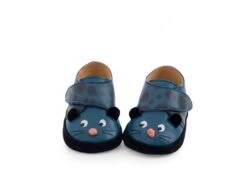 Moulin Roty 668521 - Chaussons Cuir Panthère Bleu Dans La Jungle 6/12 M -Moulin Roty moulin roty 668521 chaussons cuir panthere bleu dans la jungle 6 12 m chaussons 900 1