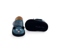 Moulin Roty 668522 - Chaussons Cuir Panthère Bleu Dans La Jungle 12/18 M -Moulin Roty moulin roty 668522 chaussons cuir panthere bleu dans la jungle 12 18 m accessoires de mode 900 3