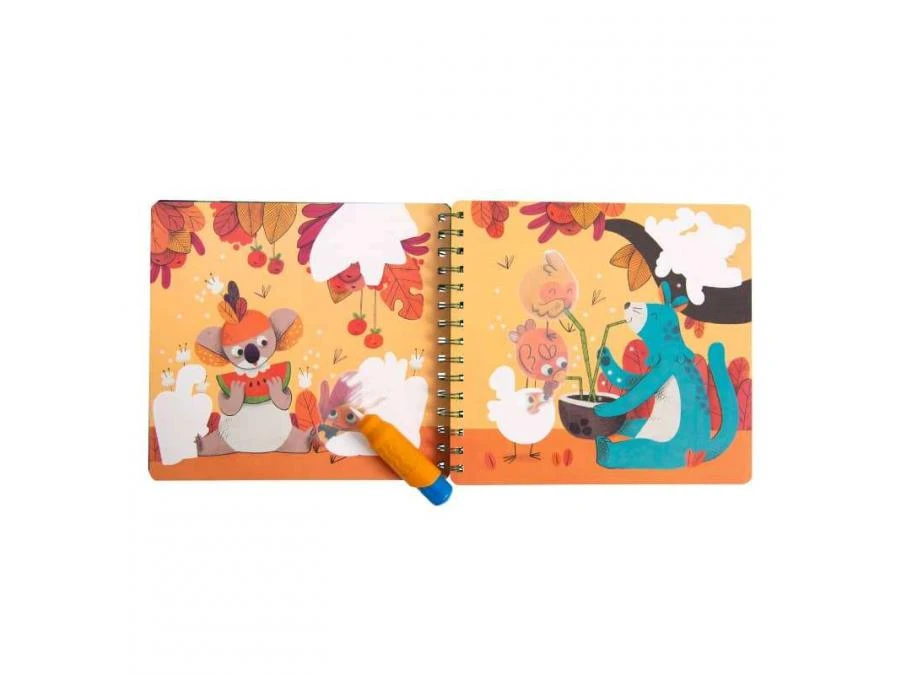 Moulin Roty 668601 - Peinture Pinceau Magique Dans La Jungle 6 Moulin Roty 668601 - Peinture Pinceau Magique Dans La Jungle – Image 4