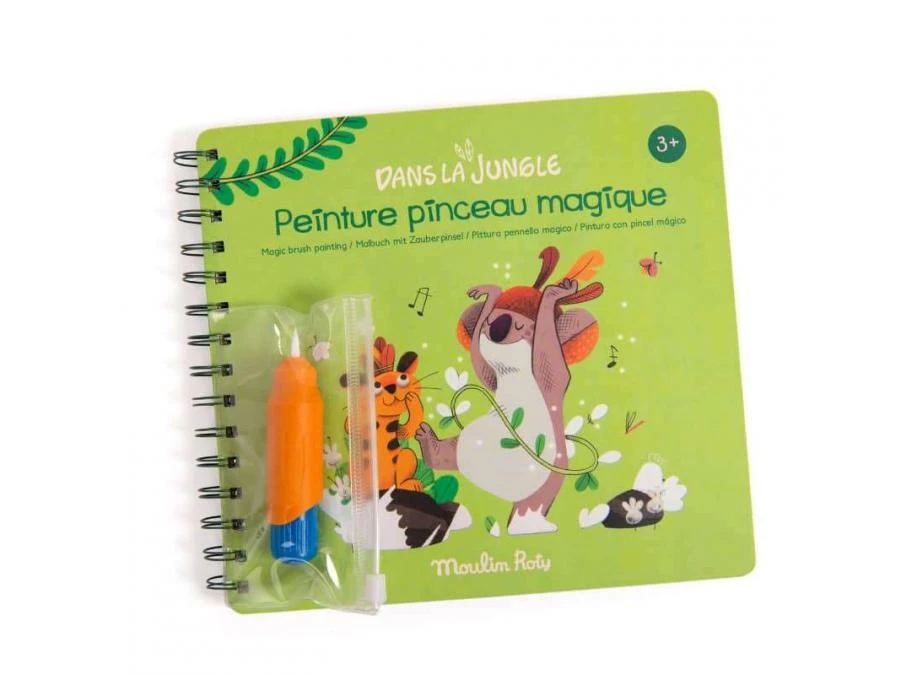 Moulin Roty 668601 - Peinture Pinceau Magique Dans La Jungle 3 Moulin Roty 668601 - Peinture Pinceau Magique Dans La Jungle