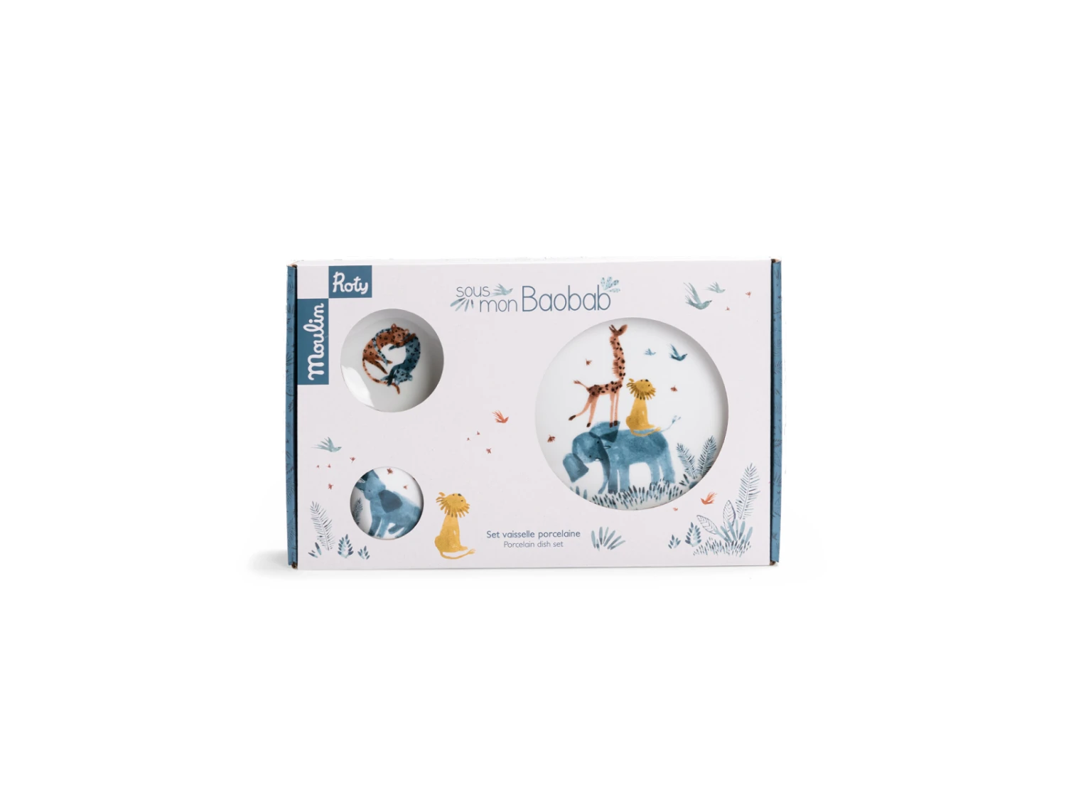 Moulin Roty 669232 - Set Vaisselle Porcelaine Sous Mon Baobab 3 Moulin Roty 669232 - Set Vaisselle Porcelaine Sous Mon Baobab