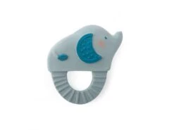 Moulin Roty 669372 - Anneau Caoutchouc Naturel Eléphant Sous Mon Baobab