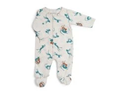 Moulin Roty 669802 - Pyjama 6m Jersey Crème Allover Guépards Sous Mon Baobab