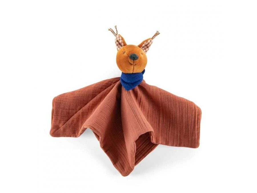 Moulin Roty 675016 - Doudou Lange écureuil Pomme Des Bois 6 Moulin Roty 675016 - Doudou Lange écureuil Pomme Des Bois – Image 4