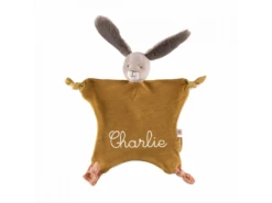 Moulin Roty 678017 - Doudou Lapin Ocre Trois Petits Lapins