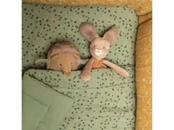 Moulin Roty 678096 - Plaid Sauge Trois Petits Lapins -Moulin Roty moulin roty 678096 plaid sauge trois petits lapins 1400