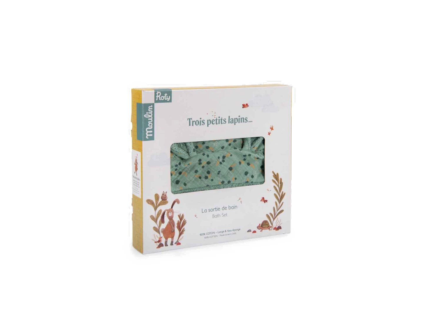 Moulin Roty 678270 - Sortie De Bain Trois Petits Lapins 7 Moulin Roty 678270 - Sortie De Bain Trois Petits Lapins – Image 5