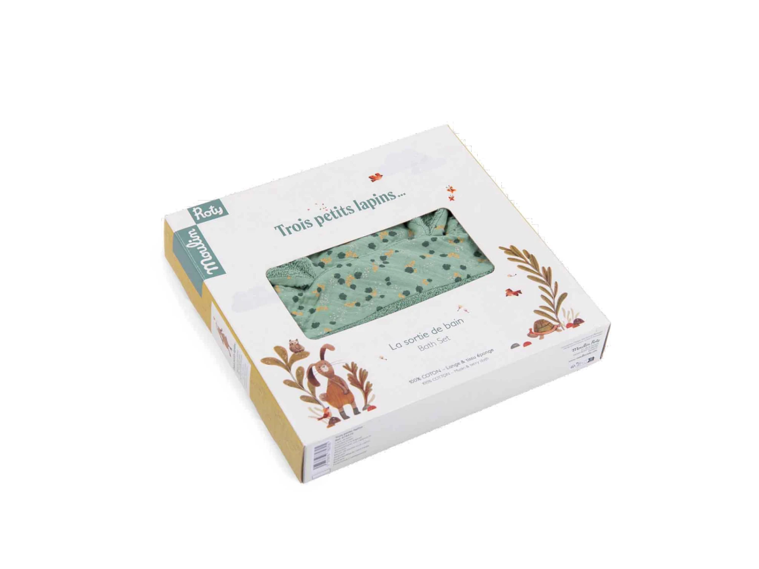 Moulin Roty 678270 - Sortie De Bain Trois Petits Lapins 9 Moulin Roty 678270 - Sortie De Bain Trois Petits Lapins – Image 7