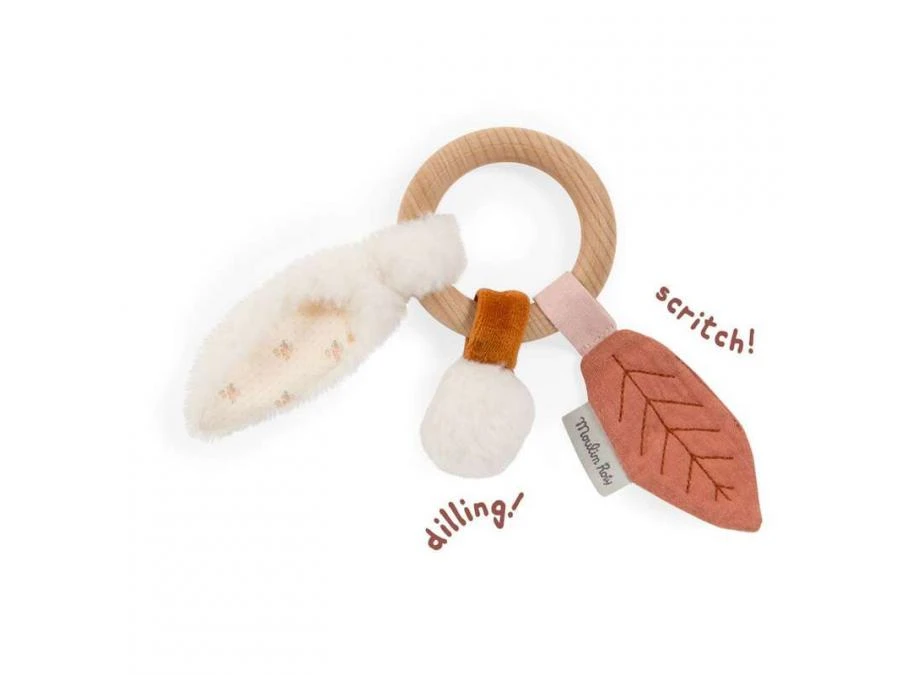 Moulin Roty 715001 - Anneau-hochet Bois Lapin Après La Pluie 3 Moulin Roty 715001 - Anneau-hochet Bois Lapin Après La Pluie