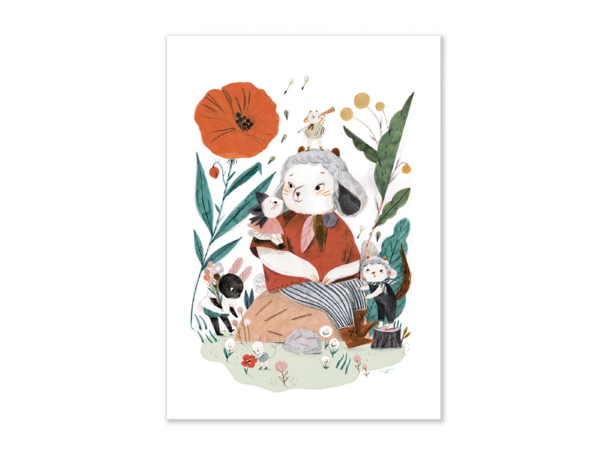 Moulin Roty 715134 - Affiche Au Jardin 50x70cm Après La Pluie 3 Moulin Roty 715134 - Affiche Au Jardin 50x70cm Après La Pluie