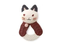 Moulin Roty 715371 - Anneau Caoutchouc Naturel Chat Après La Pluie